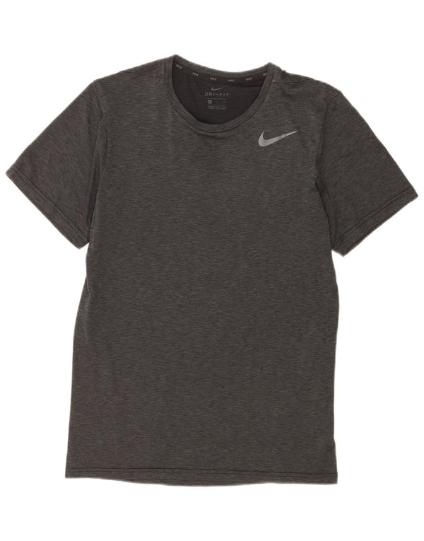 Ανδρικό μπλουζάκι Nike Dri Fit T-shirt από μικρό γκρι πολυεστέρα