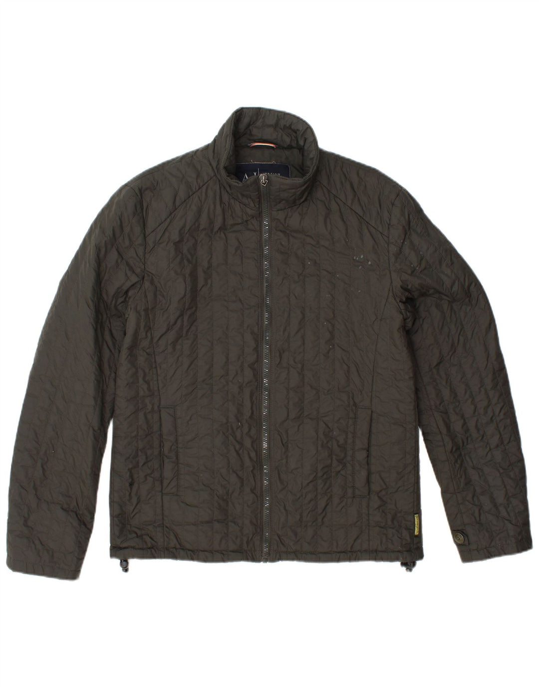 ARMANI JEANS Ανδρικό μπουφάν με επένδυση UK 36 Small Khaki Polyamide