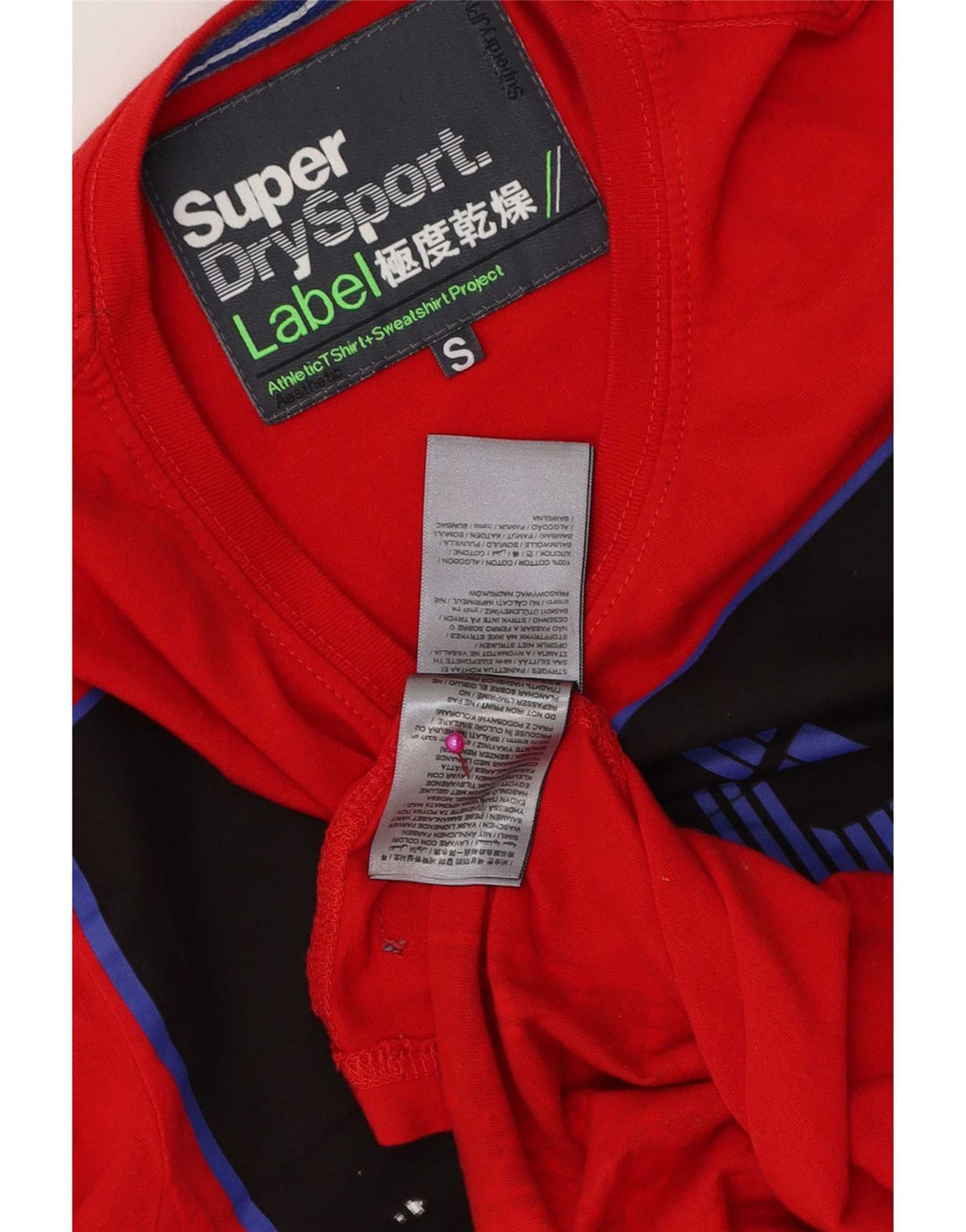 Ανδρικό γραφικό μπλουζάκι Superdry, μικρό κόκκινο βαμβακερό