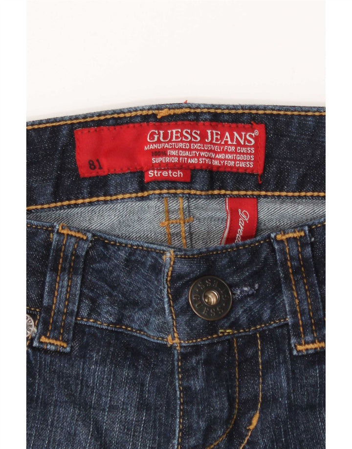 Guess Γυναικείο Stretched Bootcut Jeans W26 L32 Navy Blue Cotton