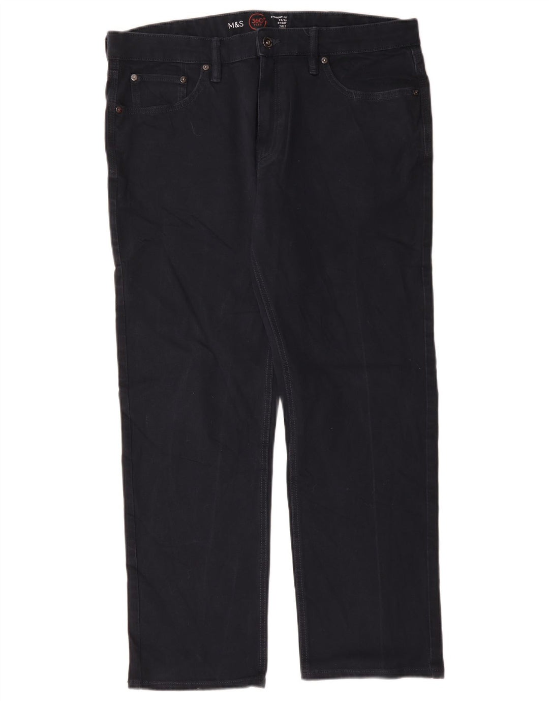 Ανδρικό τζιν ίσιο Marks & Spencer W36 L29 Navy Blue Cotton