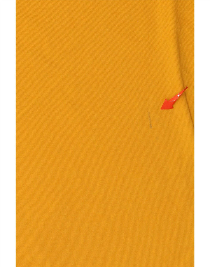 The North Face Ανδρικό T-Shirt Top Μικρό κίτρινο βαμβακερό