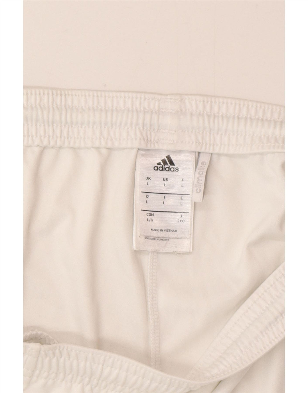 Ανδρικό σορτς Adidas Climalite Sport μεγάλο λευκό πολυεστέρα