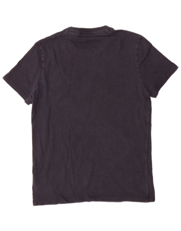 Ανδρικό γραφικό T-Shirt Superdry Top Μεσαίο μαύρο βαμβακερό