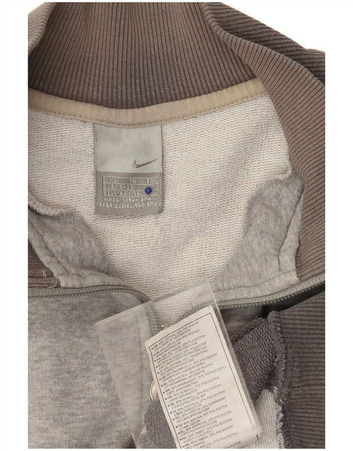 Μπουφάν NIKE Boys Graphic αθλητική φόρμα 13-14 ετών XL Grey Colourblock