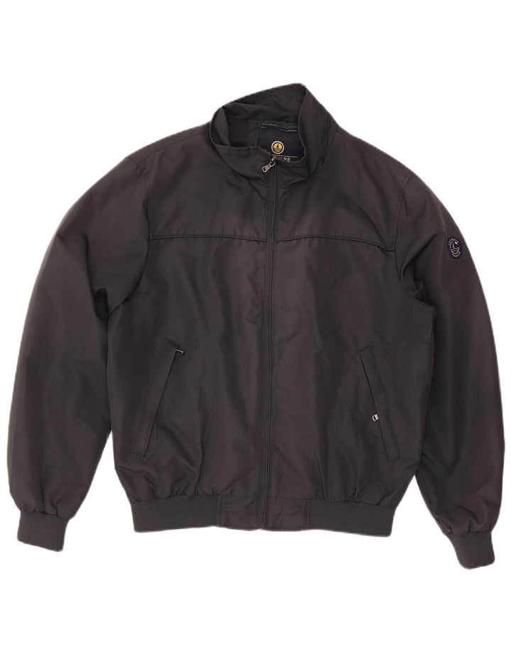 Ανδρικό μπουφάν Navigare Bomber UK 40 Large Navy Blue Polyester