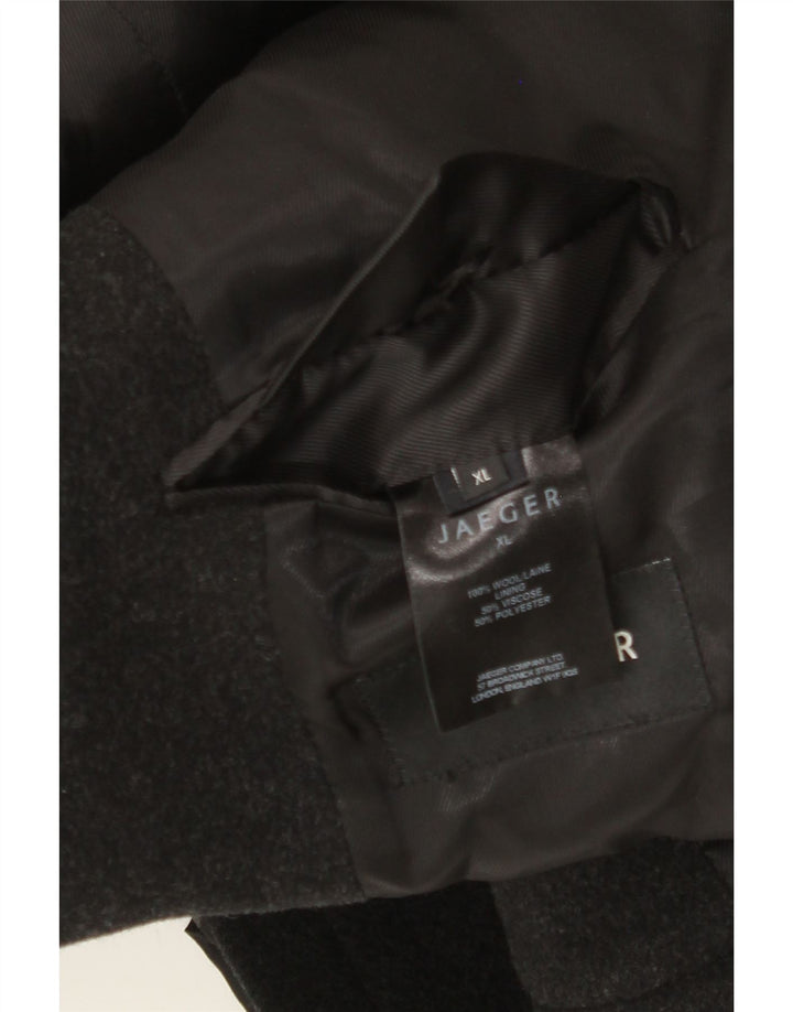 Ανδρικό πανωφόρι Jaeger UK 42 XL Γκρι μαλλί