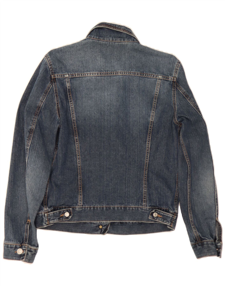 BENETTON Womens Denim Jacket UK 14 Medium Blue Vintage Benetton and Second-Hand Benetton from Messina Hembry 