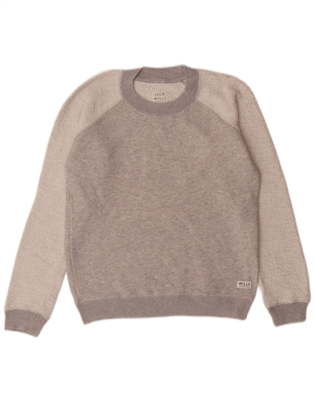JACK WILLS Γυναικείο φούτερ Jumper UK 6 XS Γκρι χρώματος βαμβακερό