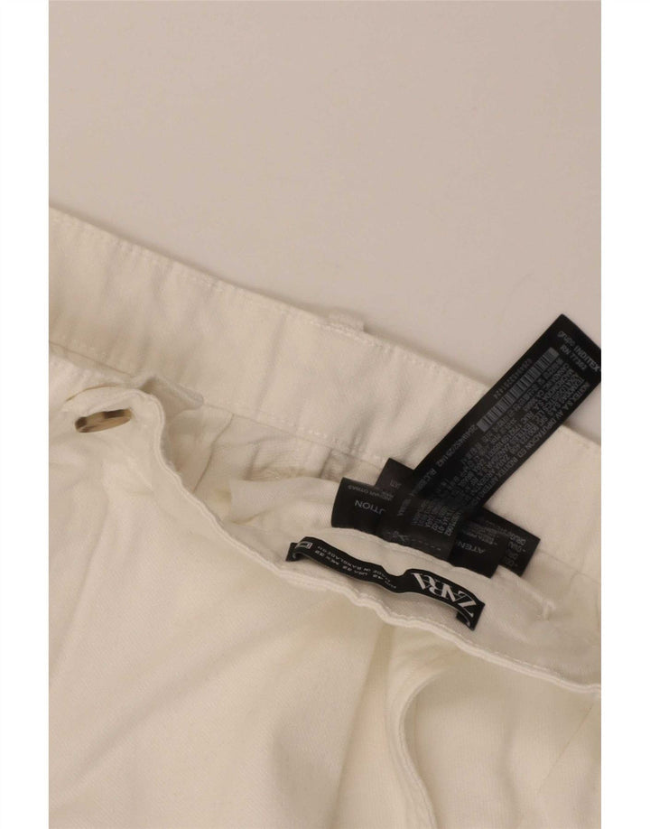Zara Ανδρικό σορτς Chino EU 42 Large W32 Λευκό βαμβακερό
