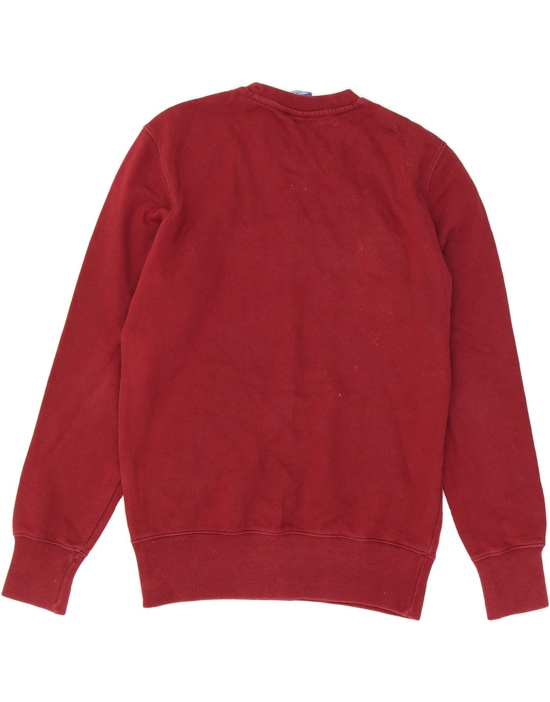 CHAMPION Mens Graphic Sweatshirt Jumper Small Burgundy Cotton Vintage Champion and Second-Hand Champion from Messina Hembry 