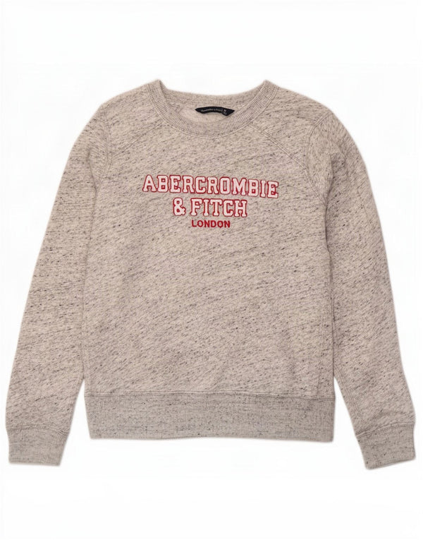 Γυναικεία φούτερ Abercrombie & Fitch Jumper UK 14 Medium Grey Flecked