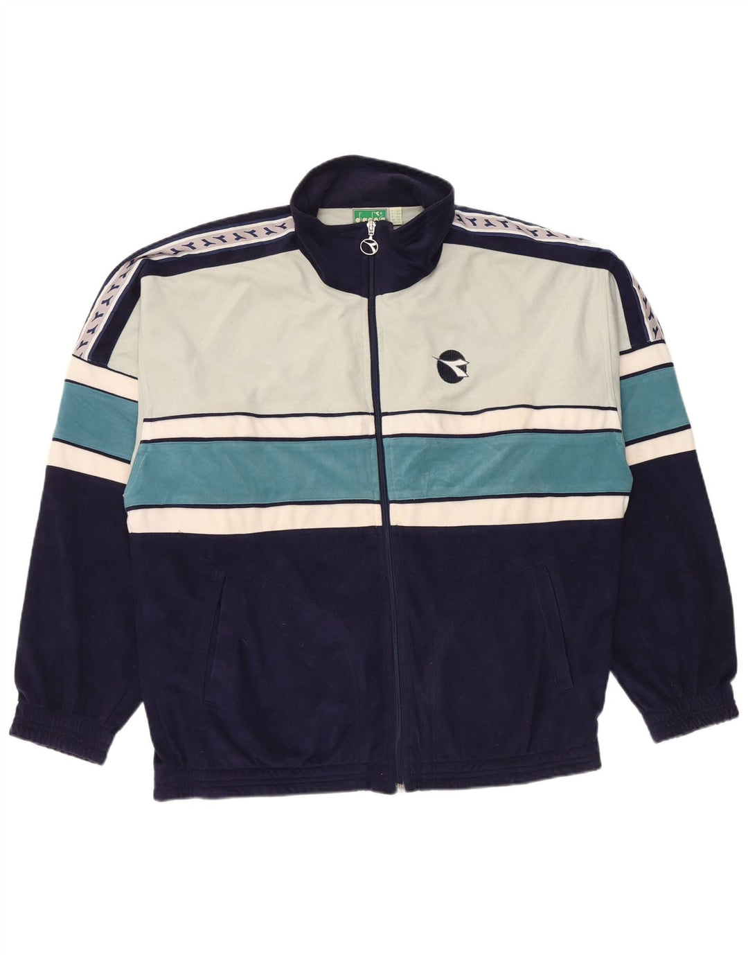 Ανδρική φόρμα DIADORA Top Jacket UK 42 Μεγάλο πολύχρωμο Colourblock