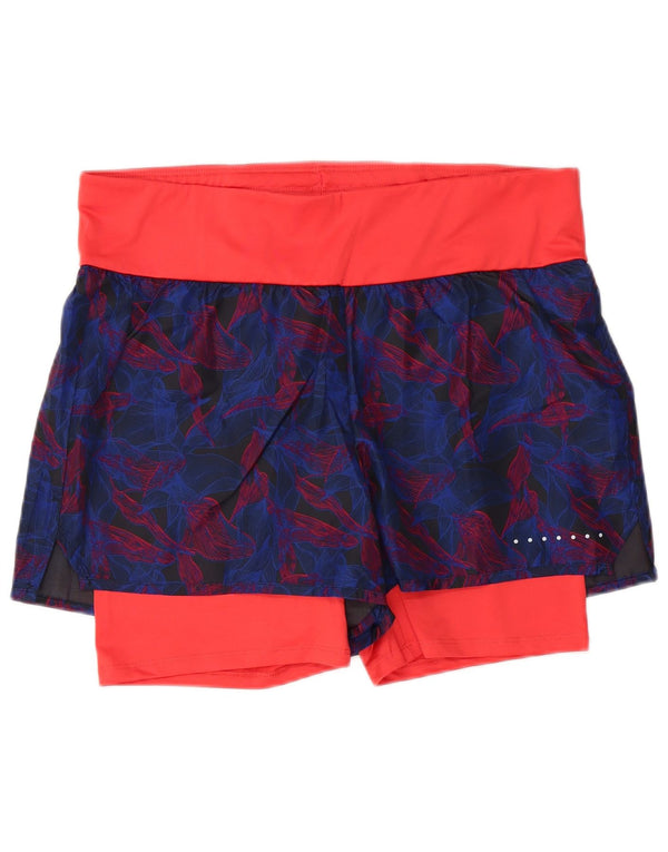 Γυναικείο αθλητικό σορτς Crivit UK 16/18 Large Navy Blue Floral