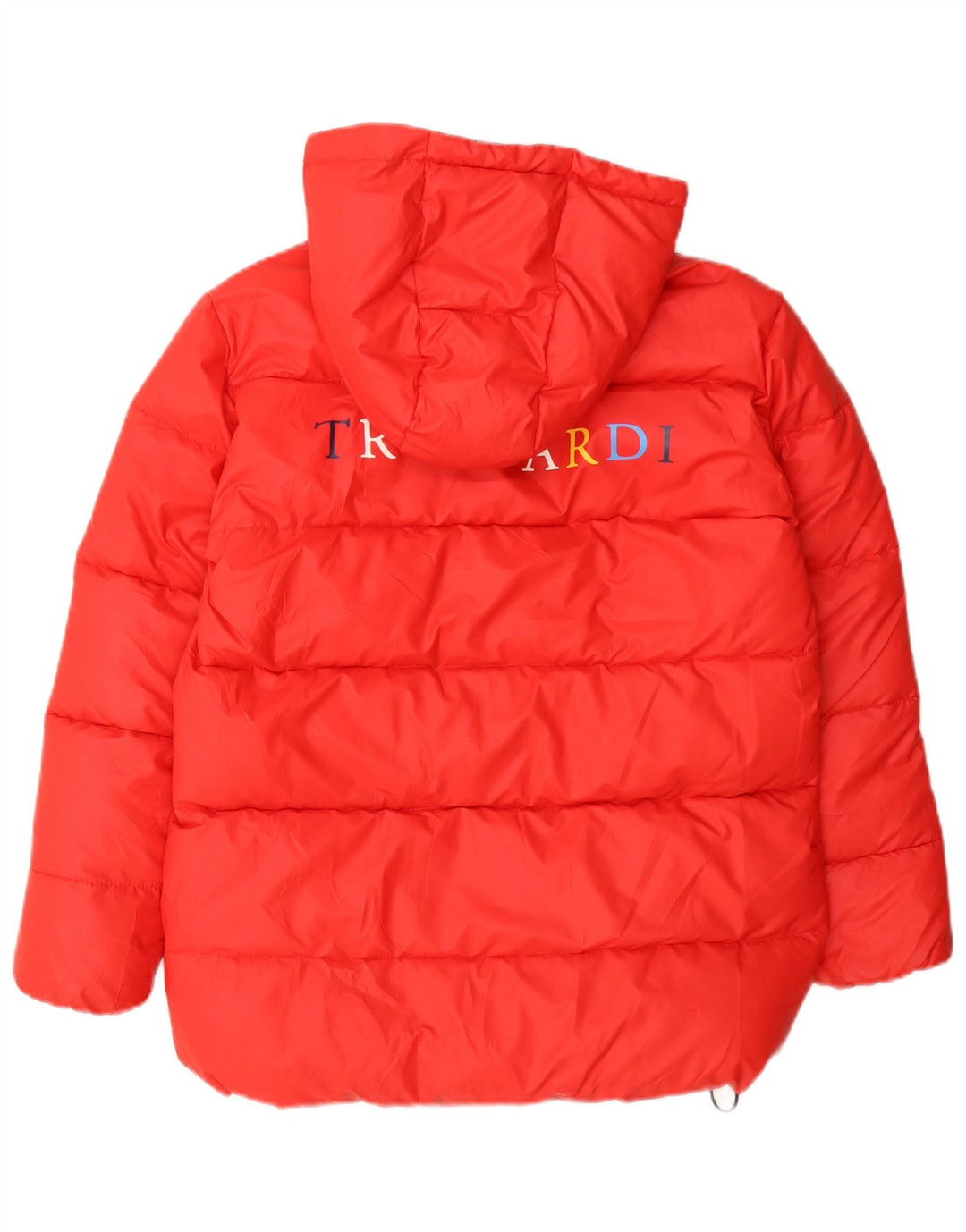 Μπουφάν Trussardi Boys Graphic Hooded Gedded Jacket 11-12 Years Red Polyester