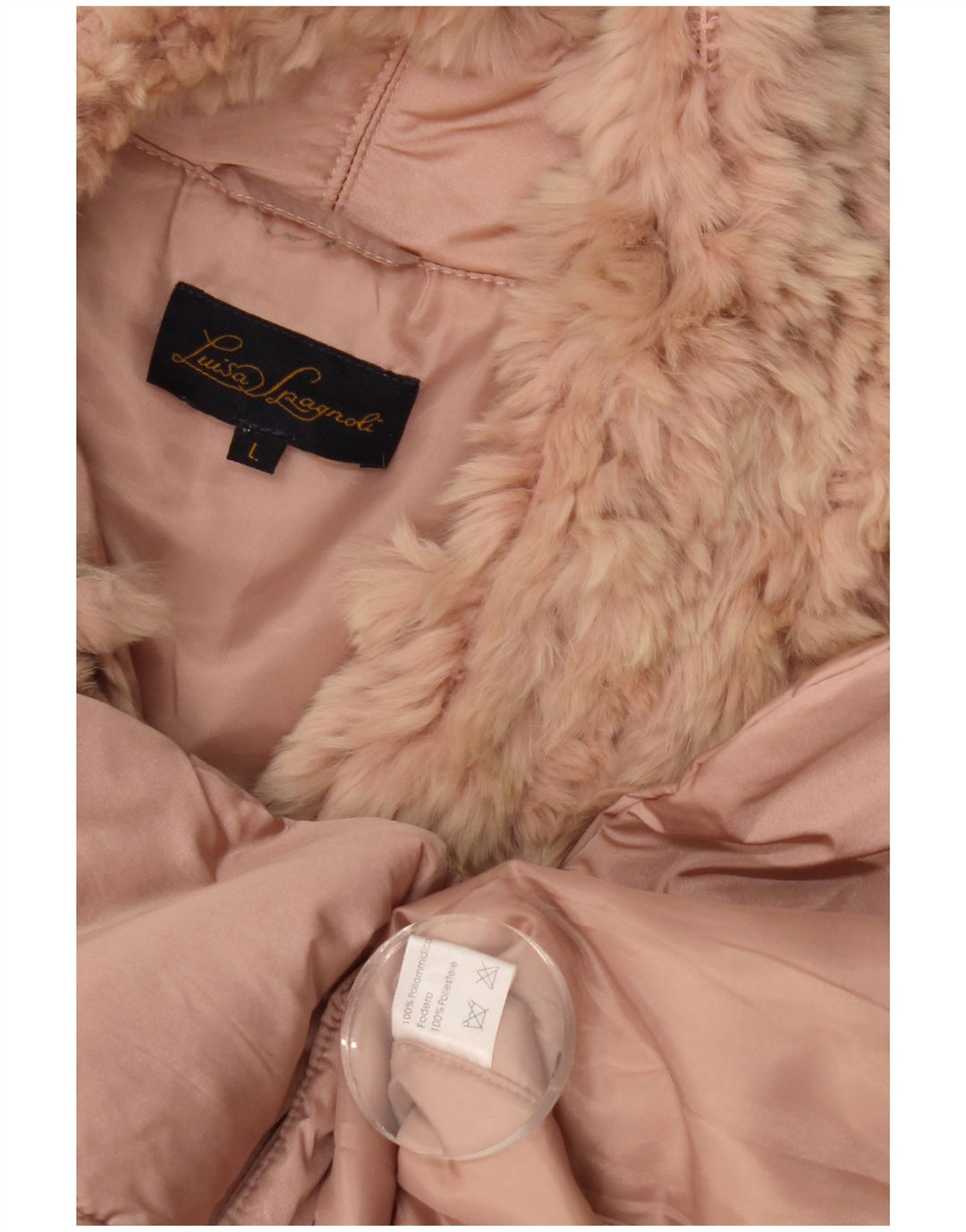 Luisa Spagnoli Γυναικείο Bomber Jacket UK 16 Large Pink Polyamide