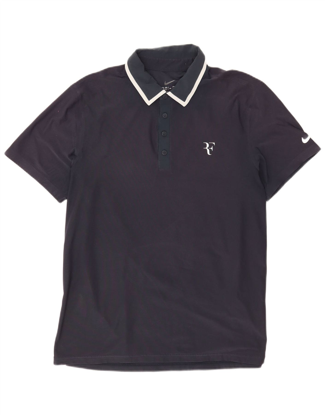 Ανδρικό μπλουζάκι Nike Dri Fit Polo με μεγάλο μπλε ναυτικό πολυεστέρα
