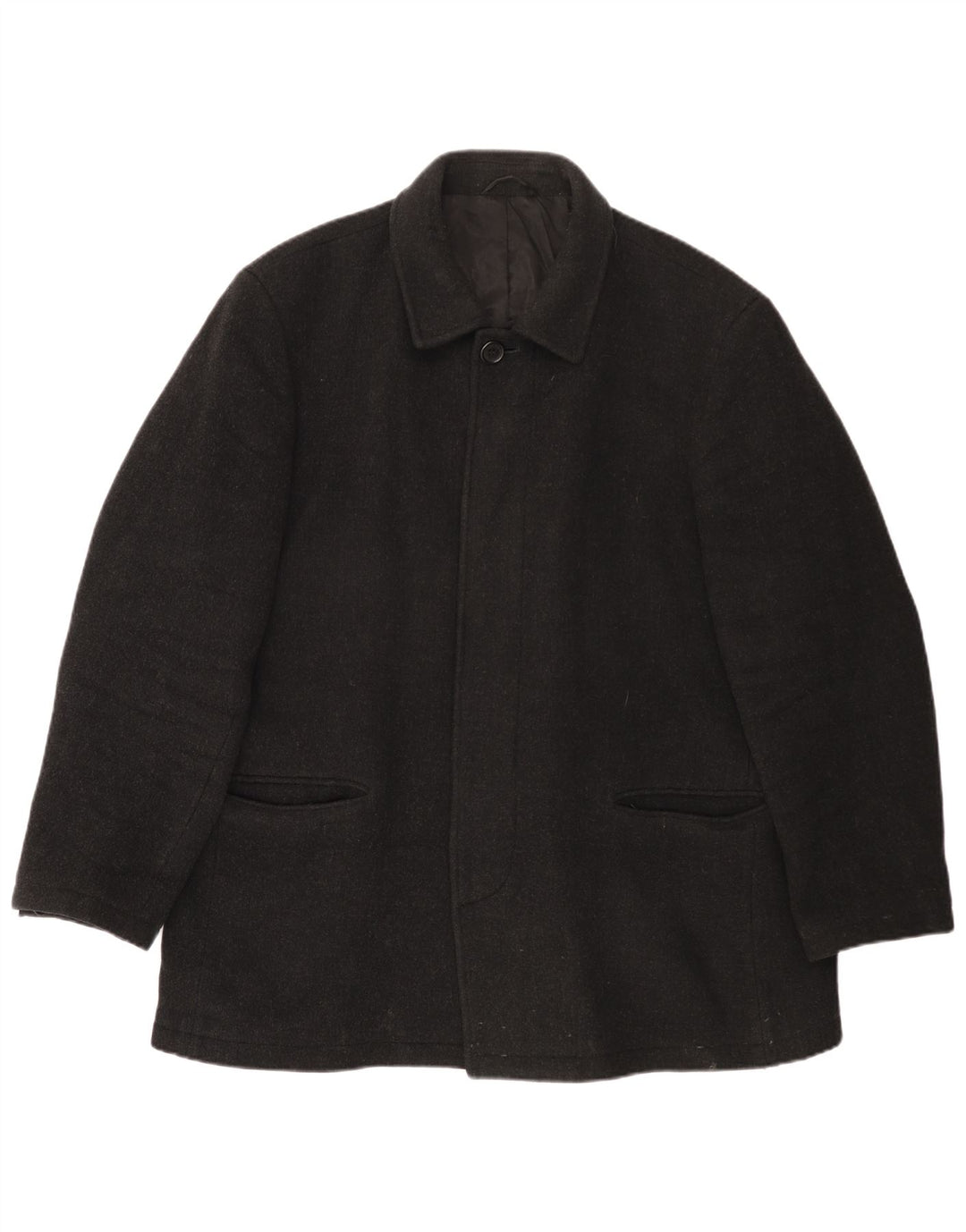 Ανδρικό πανωφόρι Jaeger UK 42 XL Γκρι μαλλί