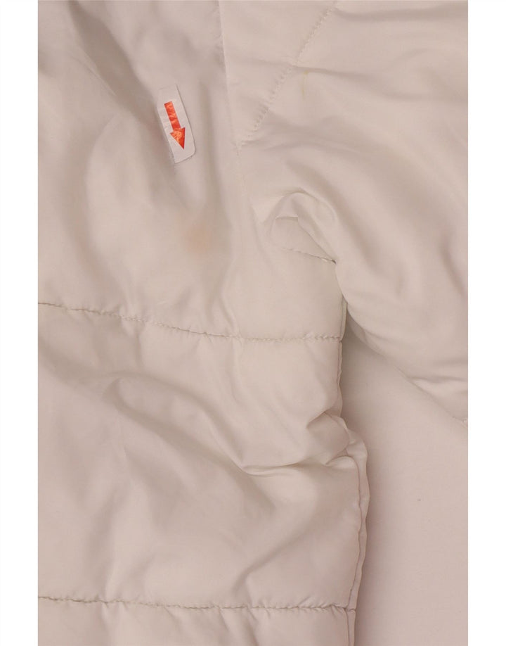 Kappa Ανδρικό μπουφάν UK 40 Large White Colourblock Polyester
