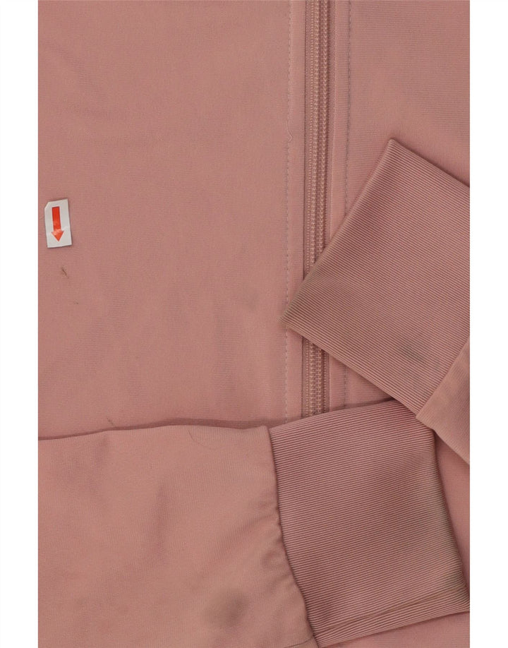 PUMA Womens Tracksuit Top Jacket UK 14 Medium Pink Colourblock Polyester Vintage Puma and Second-Hand Puma from Messina Hembry 