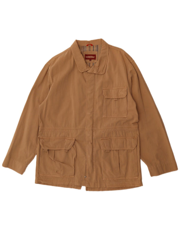Carrera Ανδρικό Utility Jacket UK 38 Medium Beige Βαμβακερό