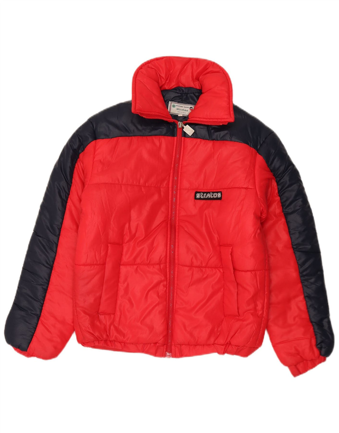 Stratos Γυναικείο μπουφάν με επένδυση IT 44 Medium Red Colourblock Polyamide