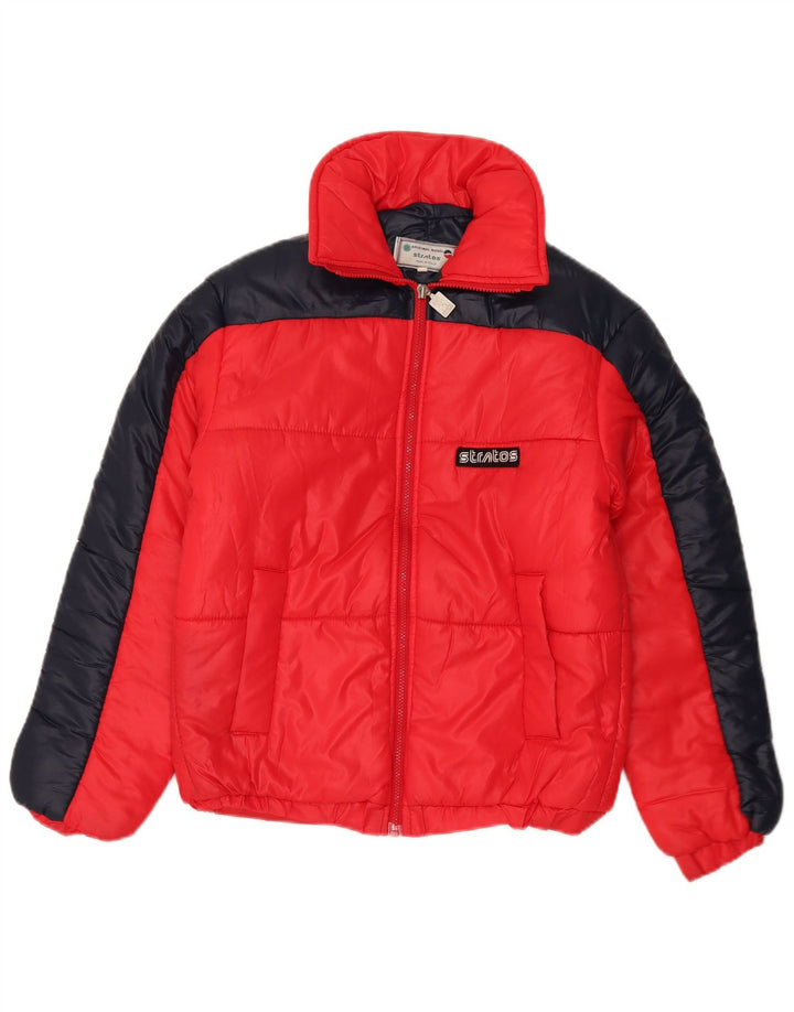 Stratos Γυναικείο μπουφάν με επένδυση IT 44 Medium Red Colourblock Polyamide