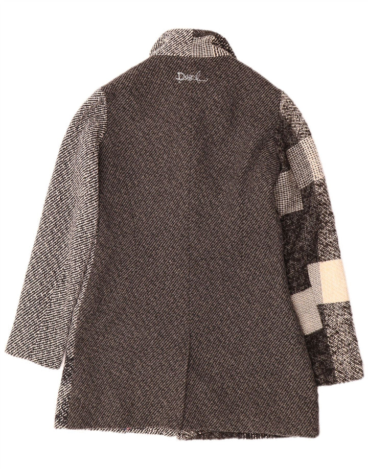 Γυναικείο πανωφόρι DESIGUAL EU 38 Medium Grey Patchwork Polyester