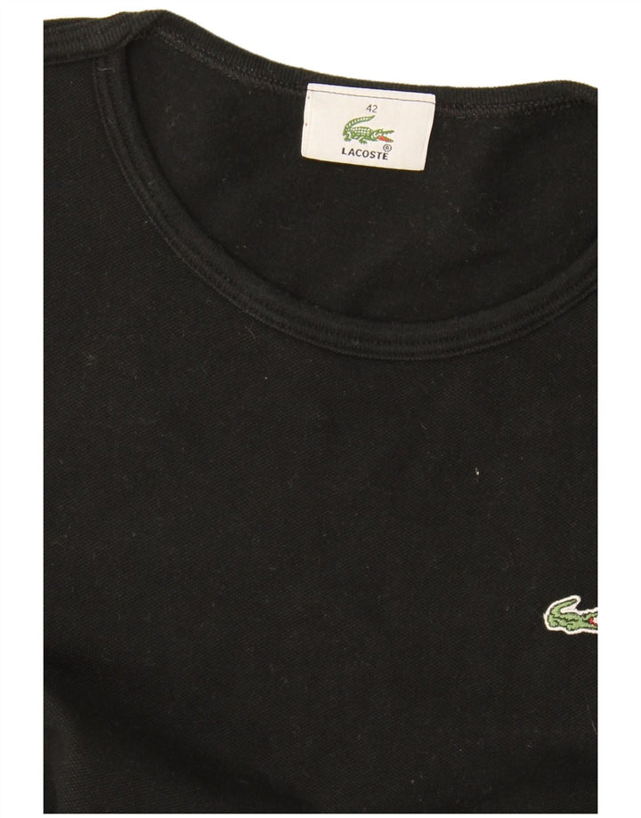Γυναικείο T-Shirt Lacoste Top Size 42 Large Μαύρο