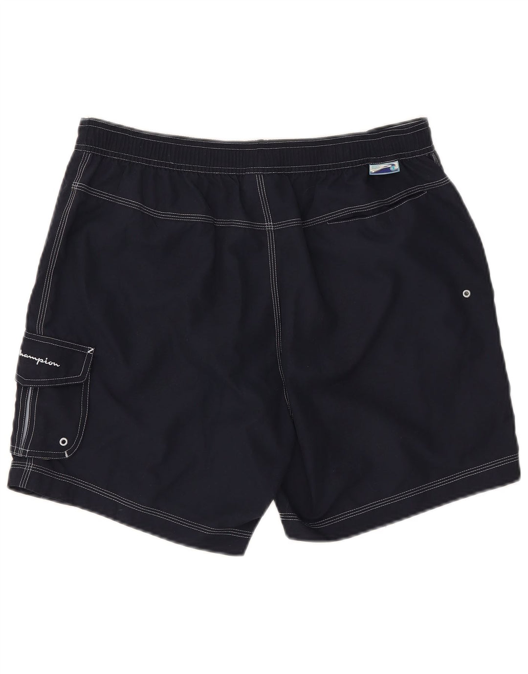 Ανδρικό σορτς κολύμβησης CHAMPION XL Navy Blue Polyester