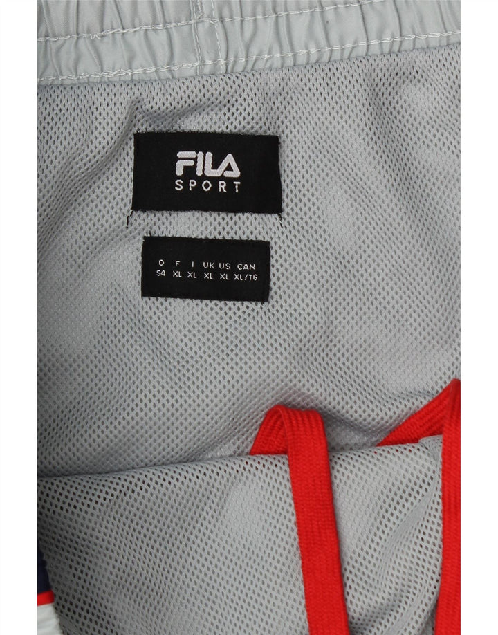 Ανδρικό σορτς κολύμβησης Fila XL Grey Colourblock Polyester