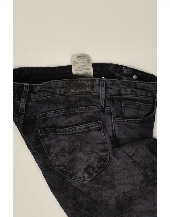 LEE Womens Skinny Jeans W27 L33  Black Cotton | Vintage Lee | Thrift | Second-Hand Lee | Used Clothing | Messina Hembry 