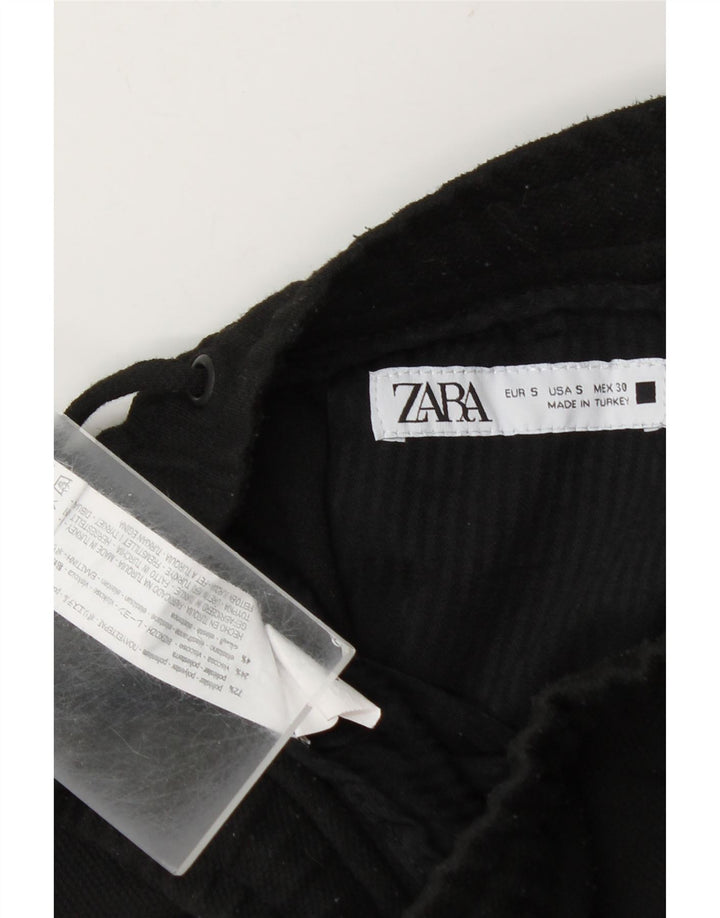 Ανδρικό αθλητικό σορτς Zara μικρό μαύρο πολυεστέρα