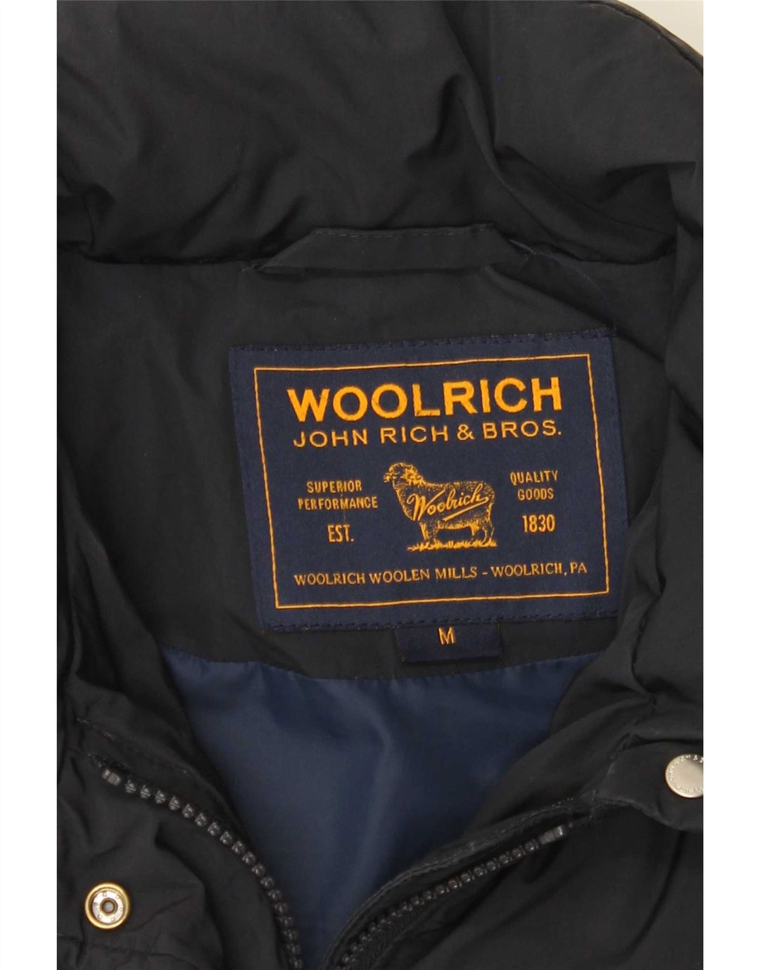 Woolrich Γυναικείο μπουφάν UK 12 Medium Navy Blue
