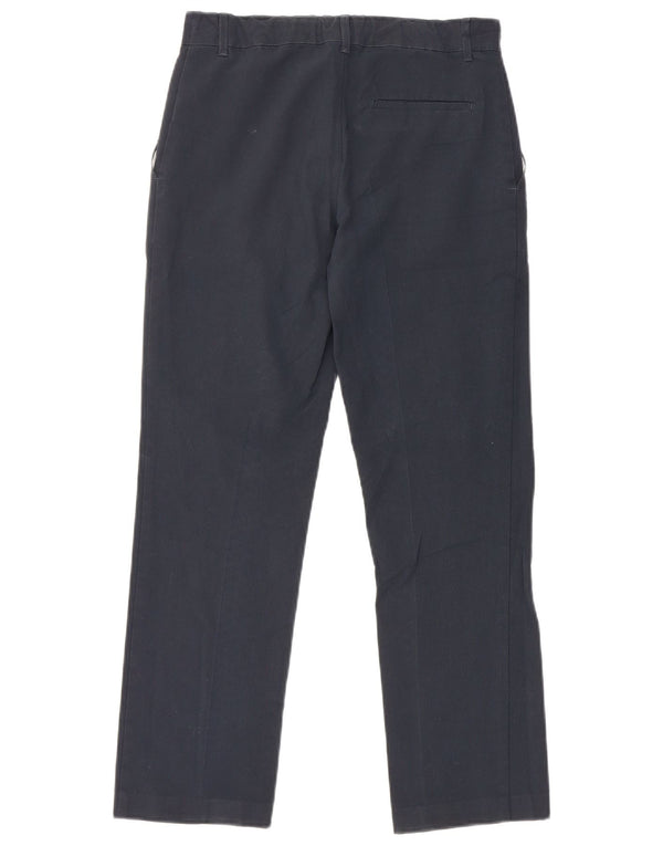Marks & Spencer Boys ίσιο παντελόνι Chino 12-13 ετών W28 L26 Navy Blue