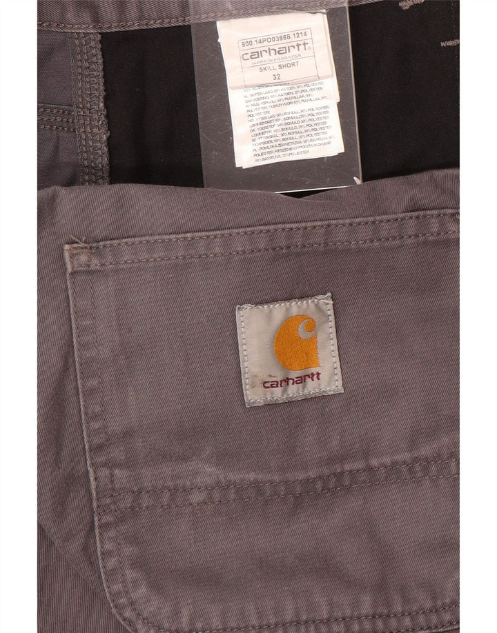 Ανδρικό σορτς Carhartt casual W32 μεσαίο γκρι βαμβακερό