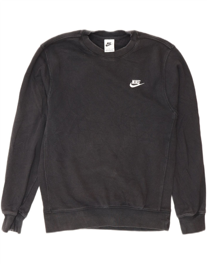 Γυναικείο φούτερ Nike υπερμεγέθη Jumper UK 10 Small μαύρο βαμβακερό