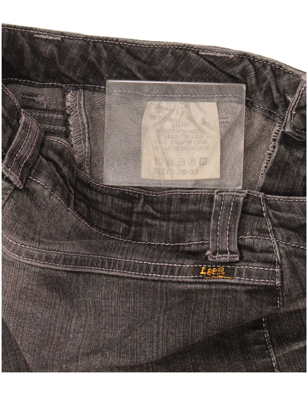 Lee Womens Kiana Bootcut Jeans W28 L29 Grey