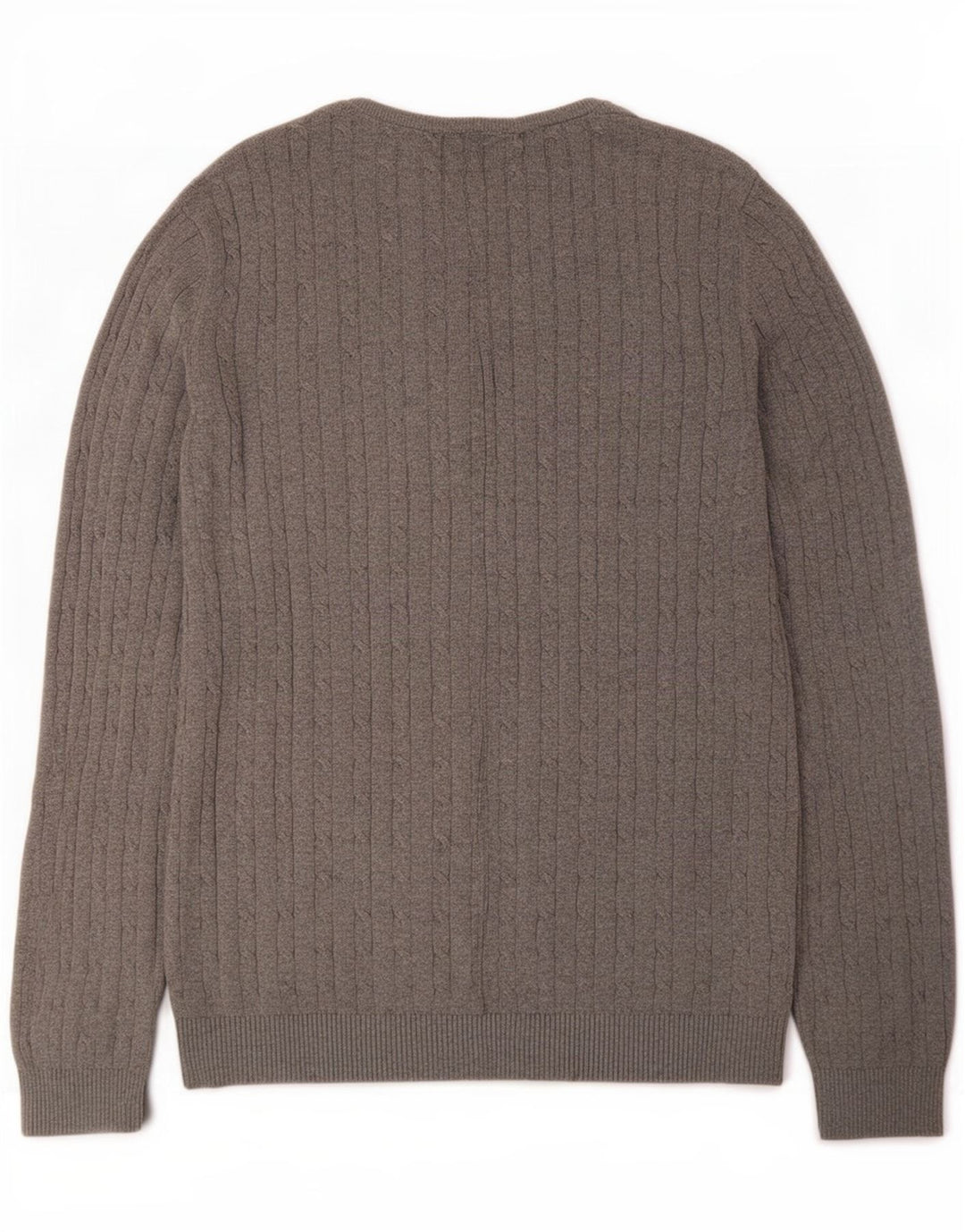 Jack & Jones Ανδρικό πουλόβερ με λαιμόκοψη μεσαίου γκρι βαμβακερό