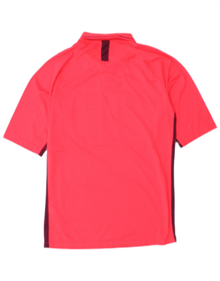 Ανδρικό μπλουζάκι Nike Dri Fit Polo με μεσαίο ροζ χρώμα από πολυεστέρα