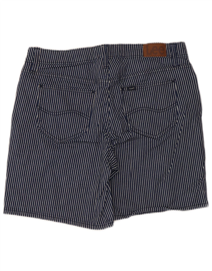 Lee γυναικείο κανονικό σορτς με κανονική εφαρμογή, μεσαίο μπλε ριγέ W34