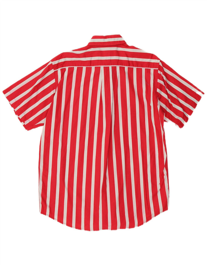 MURPHY & NYE Ανδρικό κοντομάνικο πουκάμισο μεσαίο κόκκινο ριγέ