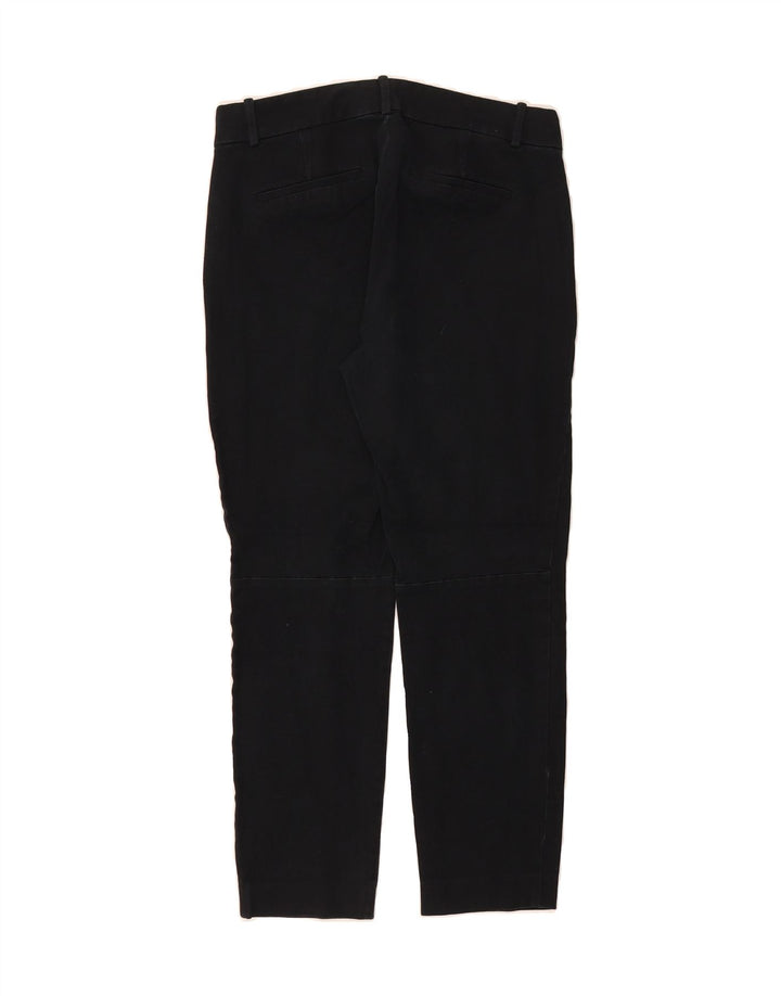 J. CREW Womens Winnie Slim Cropped Trousers US 6 Medium W30 L24 Black Vintage J. Crew and Second-Hand J. Crew from Messina Hembry 