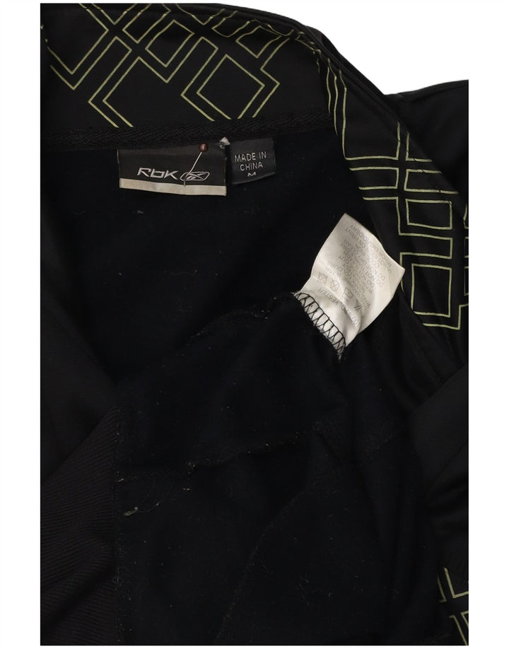 Ανδρική φόρμα REEBOK Graphic Top Jacket Μεσαίο μαύρο γεωμετρικό πολυεστέρα
