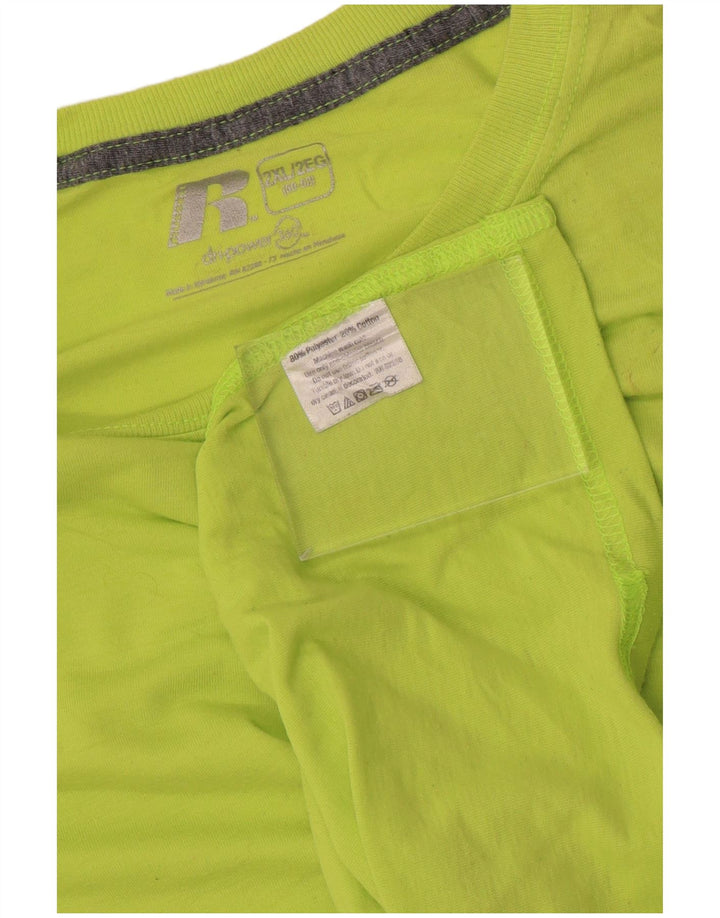 RUSSELL ATHLETIC Ανδρικό T-Shirt Dri-Power Top 2XL Πράσινο Πολυεστέρα