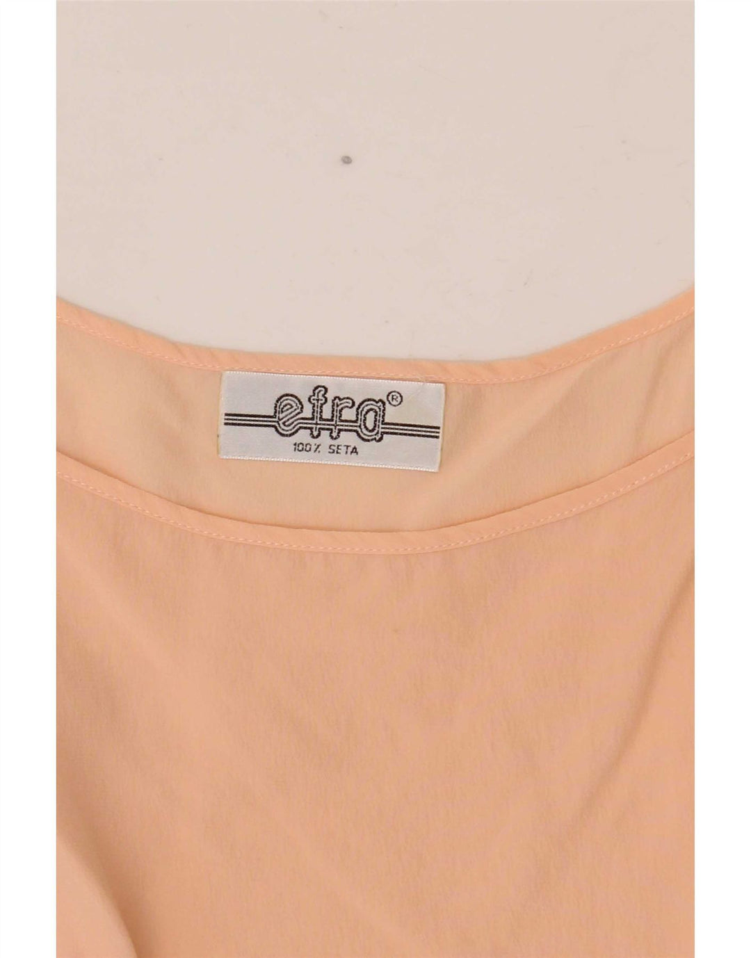 Vintage γυναικεία αμάνικη μπλούζα τοπ UK 12 Medium Pink Silk
