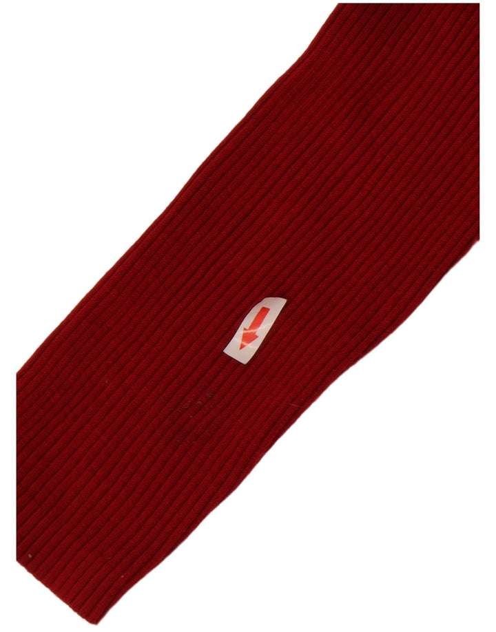 John Lewis Γυναικείο ανοιχτό πουλόβερ UK 10 Small Red Polyester