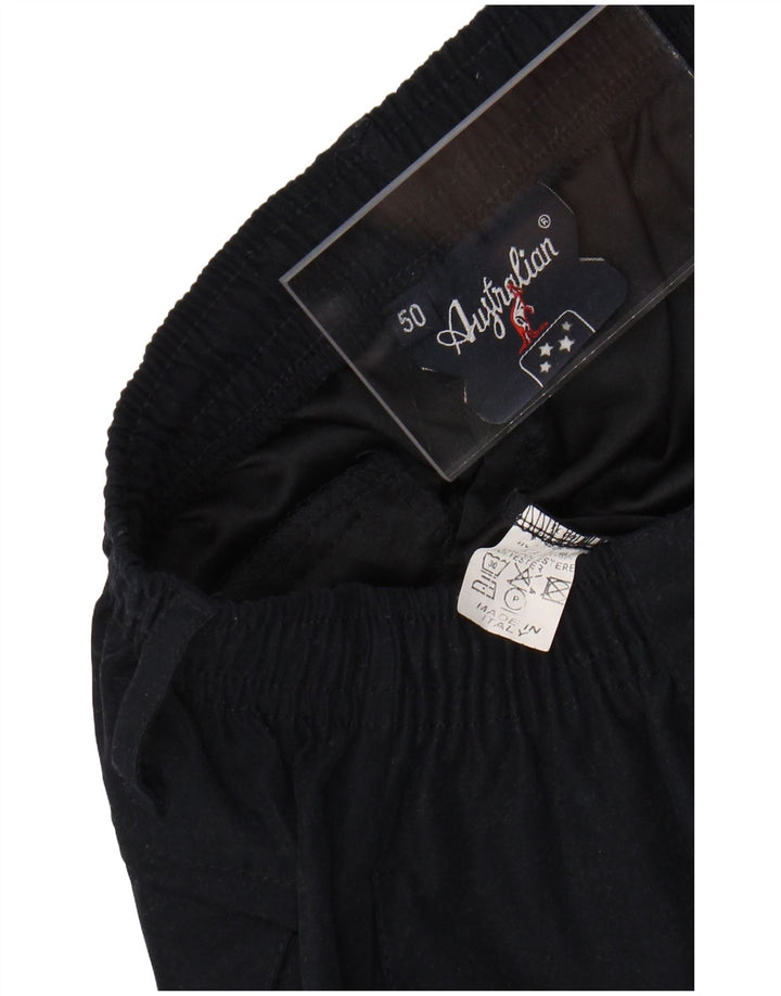 AUSTRALIAN L'ALPINA Ανδρικό παντελόνι Chino IT 50 Large W30 L30 Navy Blue