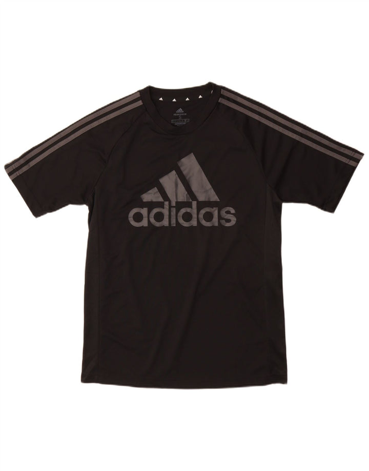 Ανδρικό γραφικό T-shirt Adidas Aeroready Top Μικρό Μαύρο Πολυεστέρα
