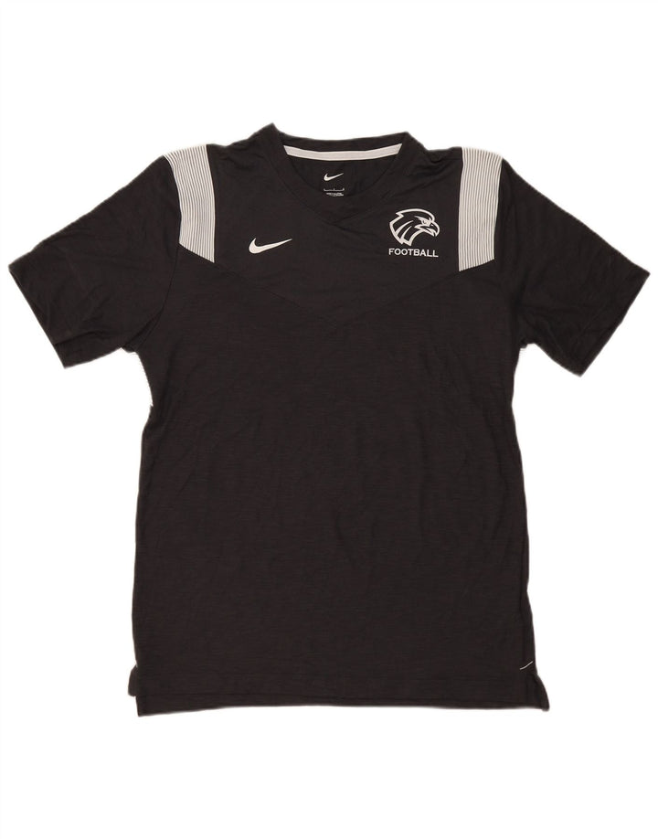 Ανδρικό γραφικό μπλουζάκι Nike Dri Fit με μεγάλο μαύρο ρίγες πολυεστέρας